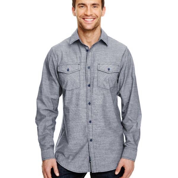Men's Chambray Woven Shirt Thumbnail