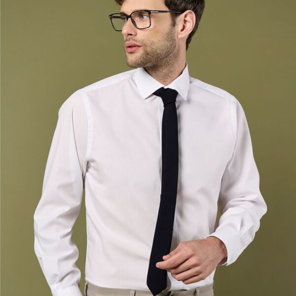 Tailored Fit Long Sleeve Business Shirt Thumbnail