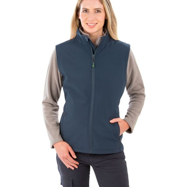Ladies' Recycled 2-Layer Printable Softshell Bodywarmer Thumbnail