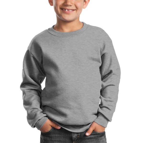 Plum Canyon Youth Core Fleece Crewneck Sweatshirt Thumbnail