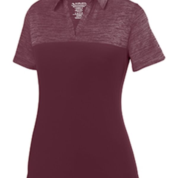 Blank Ladies' Shadow Tonal Heather Polo Thumbnail