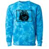 Unisex Midweight Tie-Dyed Crewneck Sweatshirt Thumbnail