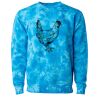 Unisex Midweight Tie-Dyed Crewneck Sweatshirt Thumbnail