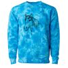 Unisex Midweight Tie-Dyed Crewneck Sweatshirt Thumbnail
