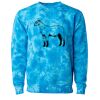 Unisex Midweight Tie-Dyed Crewneck Sweatshirt Thumbnail