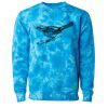 Unisex Midweight Tie-Dyed Crewneck Sweatshirt Thumbnail