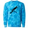 Unisex Midweight Tie-Dyed Crewneck Sweatshirt Thumbnail