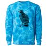 Unisex Midweight Tie-Dyed Crewneck Sweatshirt Thumbnail