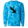 Unisex Midweight Tie-Dyed Crewneck Sweatshirt Thumbnail