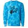 Unisex Midweight Tie-Dyed Crewneck Sweatshirt Thumbnail