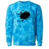 Unisex Midweight Tie-Dyed Crewneck Sweatshirt Thumbnail