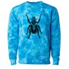 Unisex Midweight Tie-Dyed Crewneck Sweatshirt Thumbnail