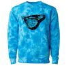 Unisex Midweight Tie-Dyed Crewneck Sweatshirt Thumbnail