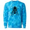 Unisex Midweight Tie-Dyed Crewneck Sweatshirt Thumbnail