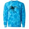 Unisex Midweight Tie-Dyed Crewneck Sweatshirt Thumbnail