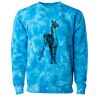 Unisex Midweight Tie-Dyed Crewneck Sweatshirt Thumbnail