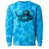 Unisex Midweight Tie-Dyed Crewneck Sweatshirt Thumbnail