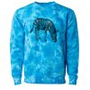 Unisex Midweight Tie-Dyed Crewneck Sweatshirt Thumbnail