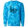 Unisex Midweight Tie-Dyed Crewneck Sweatshirt Thumbnail