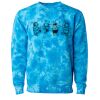 Unisex Midweight Tie-Dyed Crewneck Sweatshirt Thumbnail