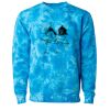 Unisex Midweight Tie-Dyed Crewneck Sweatshirt Thumbnail