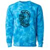 Unisex Midweight Tie-Dyed Crewneck Sweatshirt Thumbnail
