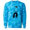 Unisex Midweight Tie-Dyed Crewneck Sweatshirt Thumbnail