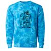 Unisex Midweight Tie-Dyed Crewneck Sweatshirt Thumbnail
