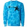Unisex Midweight Tie-Dyed Crewneck Sweatshirt Thumbnail