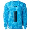 Unisex Midweight Tie-Dyed Crewneck Sweatshirt Thumbnail