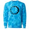 Unisex Midweight Tie-Dyed Crewneck Sweatshirt Thumbnail