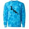 Unisex Midweight Tie-Dyed Crewneck Sweatshirt Thumbnail