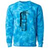 Unisex Midweight Tie-Dyed Crewneck Sweatshirt Thumbnail