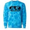 Unisex Midweight Tie-Dyed Crewneck Sweatshirt Thumbnail