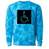 Unisex Midweight Tie-Dyed Crewneck Sweatshirt Thumbnail