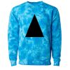 Unisex Midweight Tie-Dyed Crewneck Sweatshirt Thumbnail