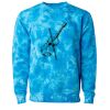 Unisex Midweight Tie-Dyed Crewneck Sweatshirt Thumbnail
