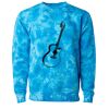 Unisex Midweight Tie-Dyed Crewneck Sweatshirt Thumbnail