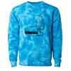 Unisex Midweight Tie-Dyed Crewneck Sweatshirt Thumbnail