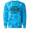 Unisex Midweight Tie-Dyed Crewneck Sweatshirt Thumbnail