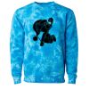 Unisex Midweight Tie-Dyed Crewneck Sweatshirt Thumbnail