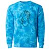 Unisex Midweight Tie-Dyed Crewneck Sweatshirt Thumbnail