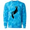 Unisex Midweight Tie-Dyed Crewneck Sweatshirt Thumbnail
