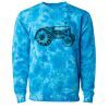 Unisex Midweight Tie-Dyed Crewneck Sweatshirt Thumbnail
