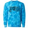 Unisex Midweight Tie-Dyed Crewneck Sweatshirt Thumbnail