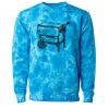 Unisex Midweight Tie-Dyed Crewneck Sweatshirt Thumbnail