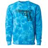 Unisex Midweight Tie-Dyed Crewneck Sweatshirt Thumbnail