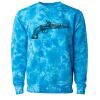 Unisex Midweight Tie-Dyed Crewneck Sweatshirt Thumbnail