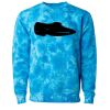 Unisex Midweight Tie-Dyed Crewneck Sweatshirt Thumbnail