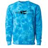 Unisex Midweight Tie-Dyed Crewneck Sweatshirt Thumbnail